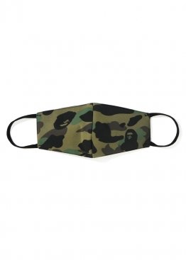Bape Full 1st Camo Mask Green - MA1113