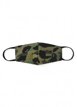 Зелена маска Bape Full 1st Camo Mask Green - MA1113