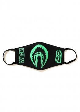 Bape Glow In The Dark Shark Mask Black - MA1114