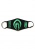 Чорна маска Bape Glow In The Dark Shark Mask Black - MA1114