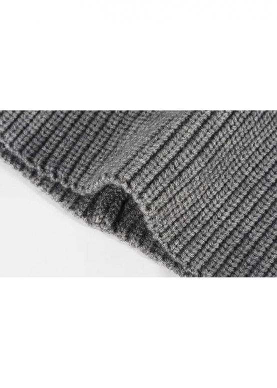 Gray 2-in-1 Unisex Balaclava Hat