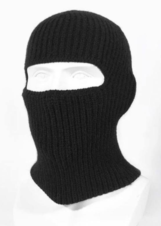 Чорна шапка-балаклава 2 в 1 Unisex