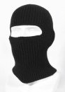 Black 2-in-1 balaclava hat Unisex