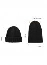 Black 2-in-1 balaclava hat Unisex