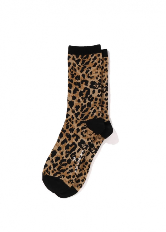 Леопардові шкарпетки Bape Wild Leopard Pattern Socks