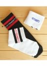 Vetements Color White Black Socks Unisex