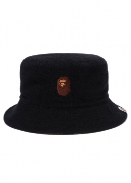 Чорна панама Bape Ape Head Pile Hat - PA1111