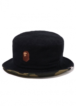 Чорна панама Bape Ape Head Pile Hat - PA1111