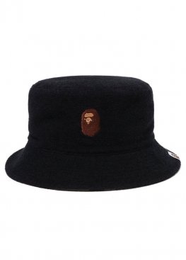 Чорна панама Bape Ape Head Pile Hat - PA1111