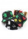 Huf Color Black With Green Leaves Bucket Hat Unisex