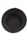 Чорна панама Color Black With Green Leaves Bucket Hat Unisex