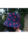 Синя панама Cayler & Sons Color Blue With Red Leaves Bucket Hat Unisex