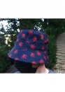 Cayler & Sons Color Blue With Red Leaves Bucket Hat Unisex