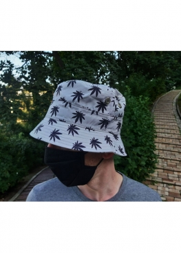 Сіра панама Cayler & Sons Grey With Black Leaves Bucket Hat Unisex - PL1121