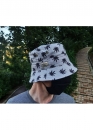 Сіра панама Cayler & Sons Color Grey With Black Leaves Bucket Hat Unisex
