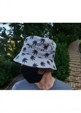 Сіра панама Cayler & Sons Grey With Black Leaves Bucket Hat Unisex - PL1121
