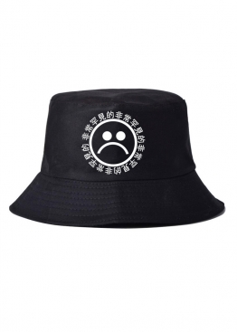 Чёрная панама Sad Boy Young Lean Black Bucket Hat Unisex - PO1111