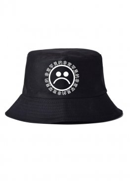 Чорна панама Sad Boy Young Lean Black Bucket Hat Unisex - PO1111