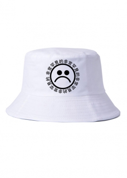 Біла панама Sad Boy Young Lean White Bucket Hat Unisex - PO1112