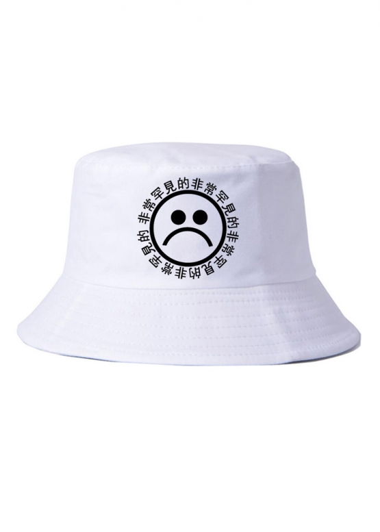 Біла панама Sad Boy Young Lean Color White Bucket Hat Unisex