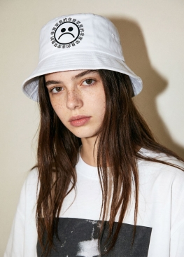 Біла панама Sad Boy Young Lean White Bucket Hat Unisex - PO1112