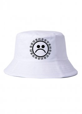 Біла панама Sad Boy Young Lean White Bucket Hat Unisex - PO1112