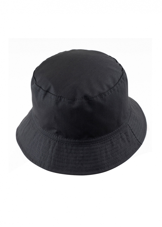 Звичайна чорна панама Color Black Basic Bucket Hat Unisex