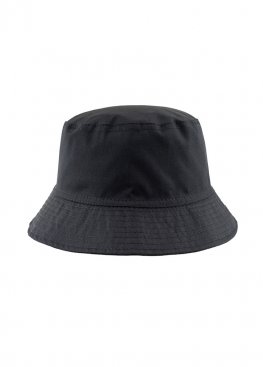 Звичайна чорна панама Black Basic Bucket Hat Unisex - PR1112