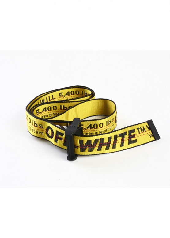 Off-white Color Black Industrial Belt