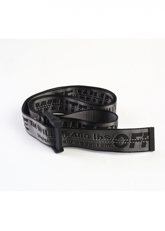 Off-white Color Black Industrial Belt