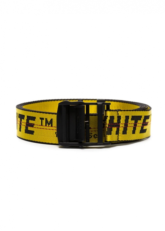 Off-white Color Black Industrial Belt