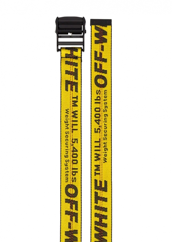 Off-white Color Black Industrial Belt