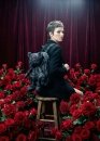 Чорний рюкзак з плюшевим ведмедиком Backpack Color Black
