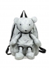 Сірий рюкзак з плюшевим ведмедиком Backpack Grey - RB1113