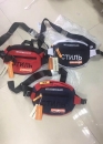 Чорно-біла бананка сумка на пояс Heron Preston Стиль Color White Black Waist Bag