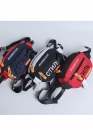 Чорно-біла бананка сумка на пояс Heron Preston Стиль Color White Black Waist Bag