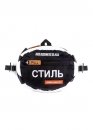 Чорно-біла бананка сумка на пояс Heron Preston Стиль Color White Black Waist Bag