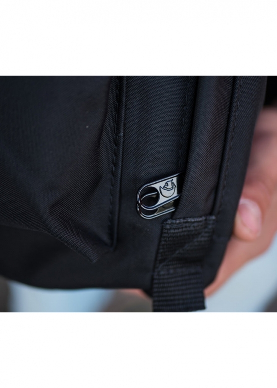 Чорний рюкзак Fjällräven Kånken Classic Color Black Burgundy Backpack