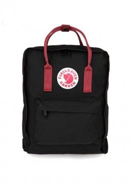 Fjällräven Kånken Classic Black Burgundy Backpack - RK1112