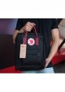 Fjällräven Kånken Classic Color Black Burgundy Backpack