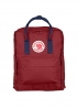 Бордовий рюкзак Fjällräven Kånken Classic Burgundy Blue Backpack - RK1113