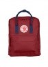 Бордовий рюкзак Fjällräven Kånken Classic Burgundy Blue Backpack - RK1113