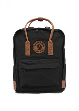 Чорний рюкзак Fjällräven Kånken Classic Black Brown Backpack - RK1115