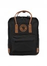 Чорний рюкзак Fjällräven Kånken Classic Color Black Brown Backpack