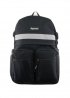 Чорний рюкзак Supreme Reflective Stripe Black Backpack - RS1117