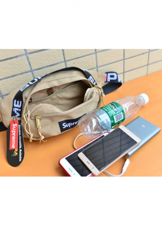 Червона бананка сумка на пояс Supreme Color Red Waist Bag