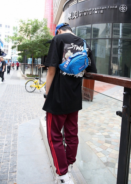 Supreme Color Red Waist Bag