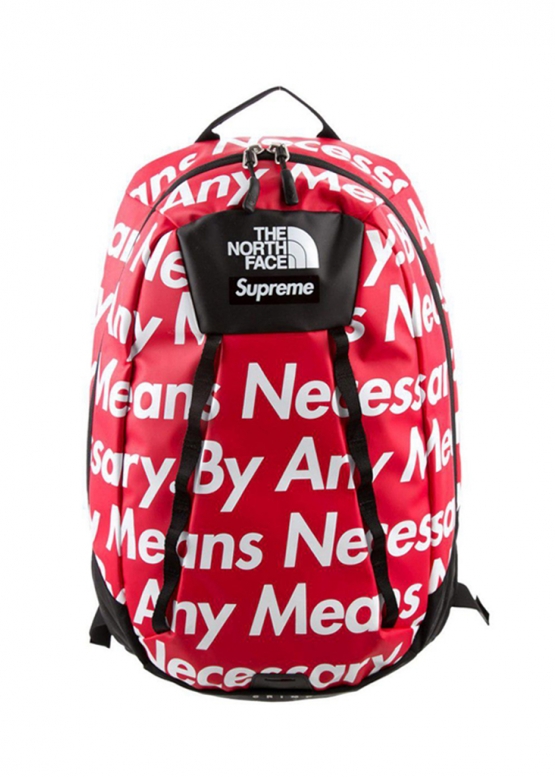 Supreme x The North Face By Any Means Color Red Backpack