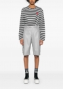 Смугастий лонгслів Comme des Garcons Play Striped Red Heart Longsleeve Unisex