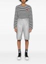 Comme des Garcons Play Striped Red Heart Longsleeve Unisex